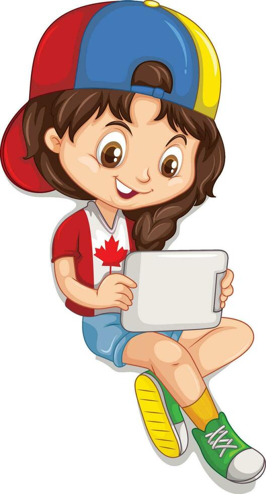 Happy Children Activities Character Design Vector