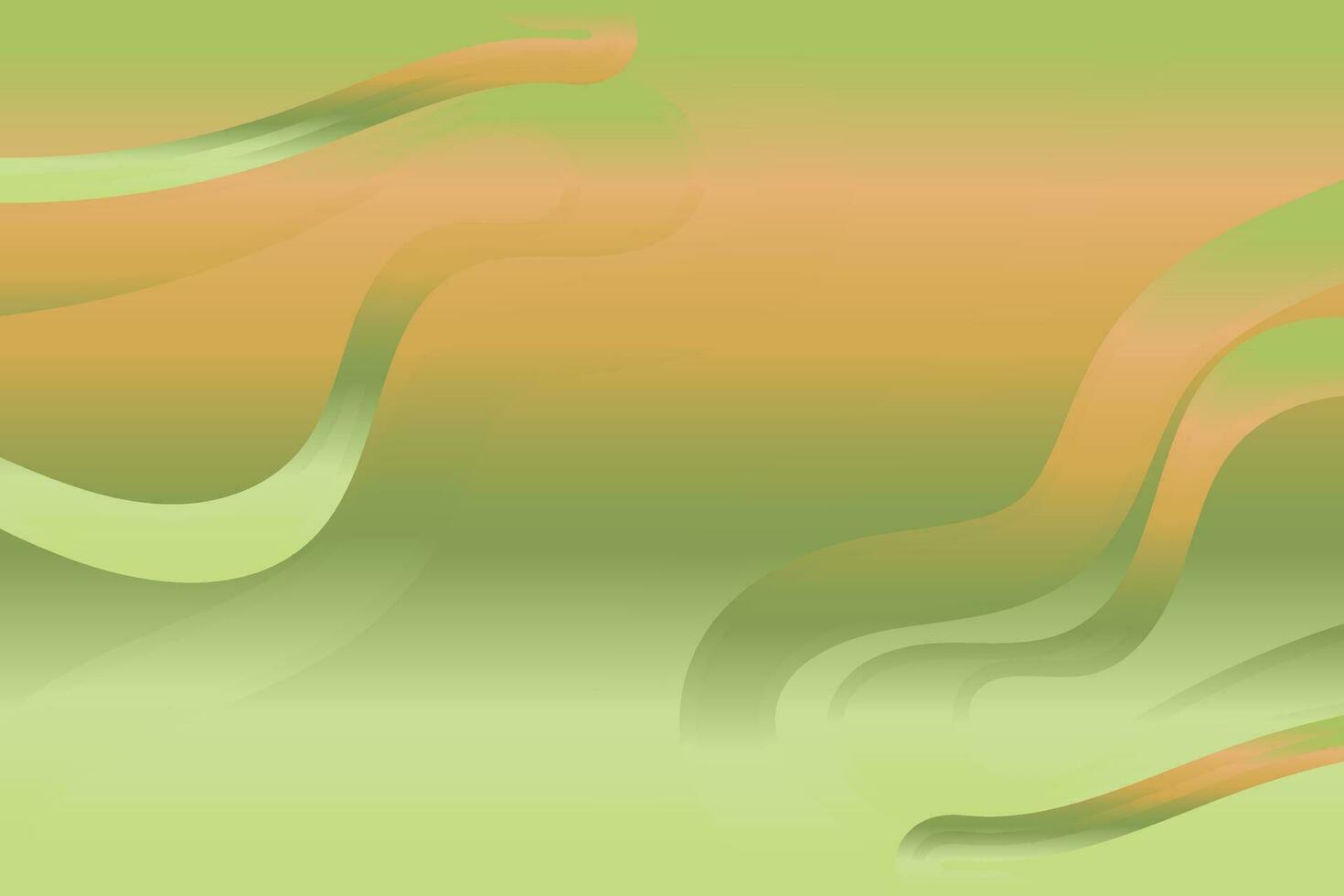 Orange and Green Lines Background vector