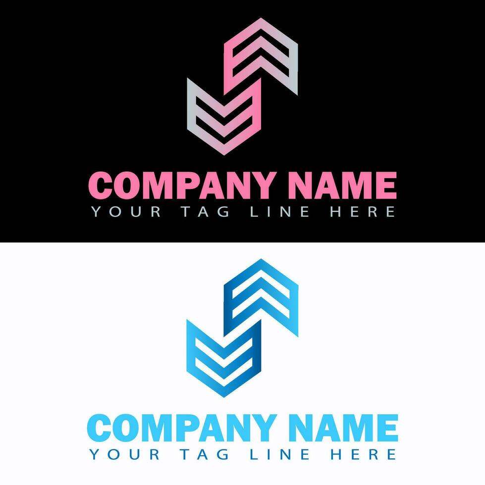 Lettermark logo design. vector