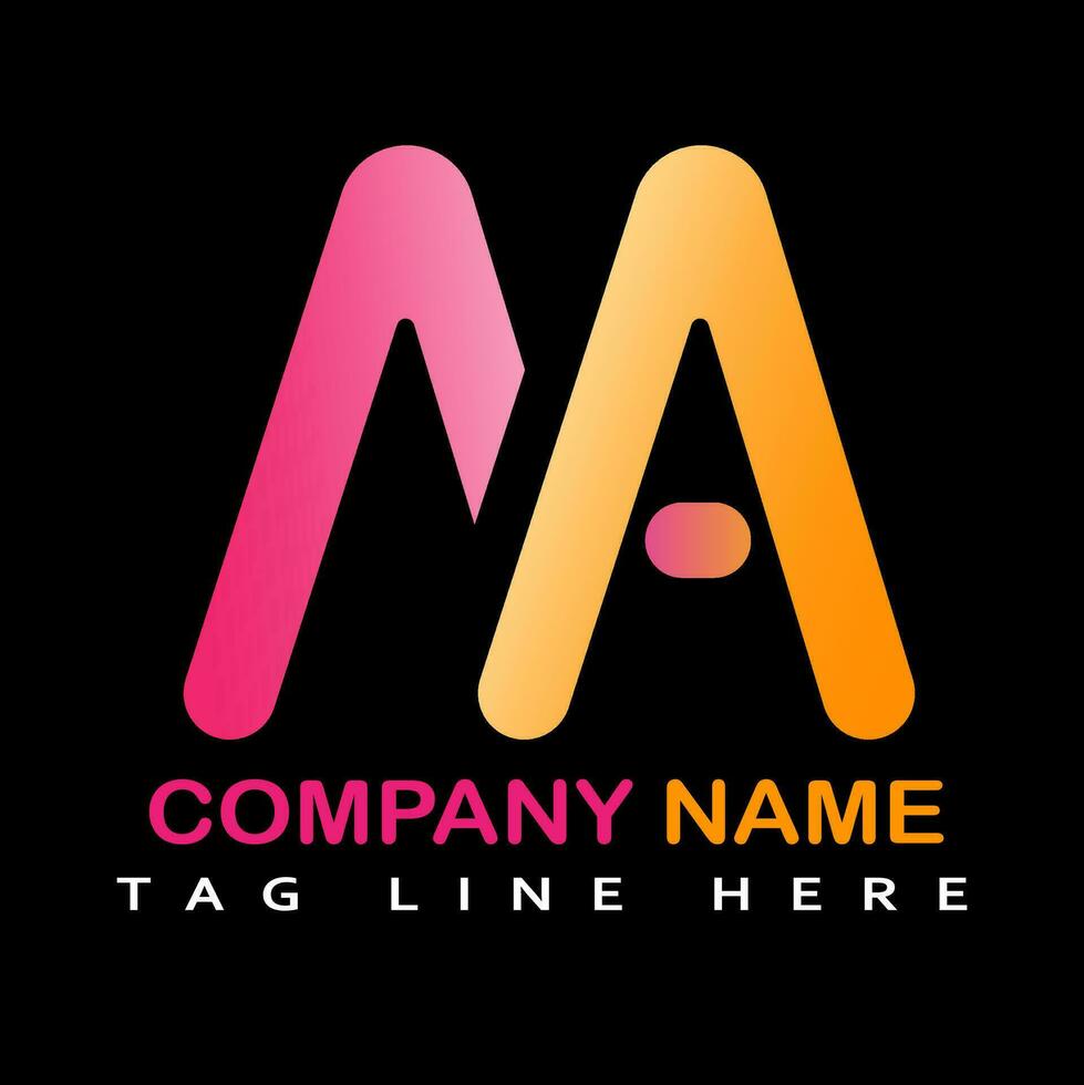 Lettermark logo design. vector