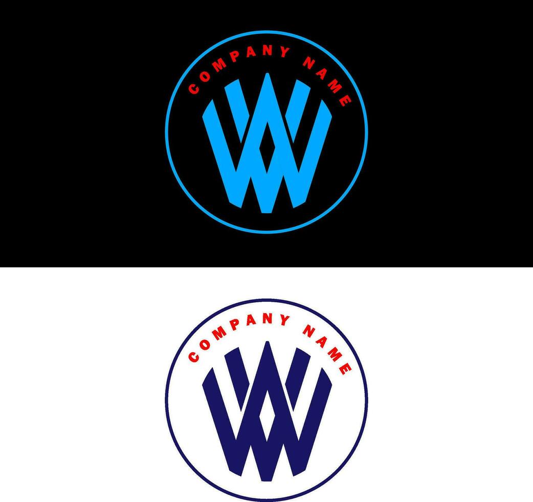 Lettermark logo design. vector
