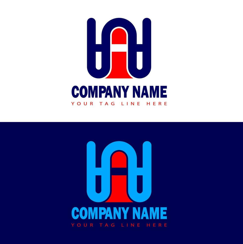Lettermark logo design. vector