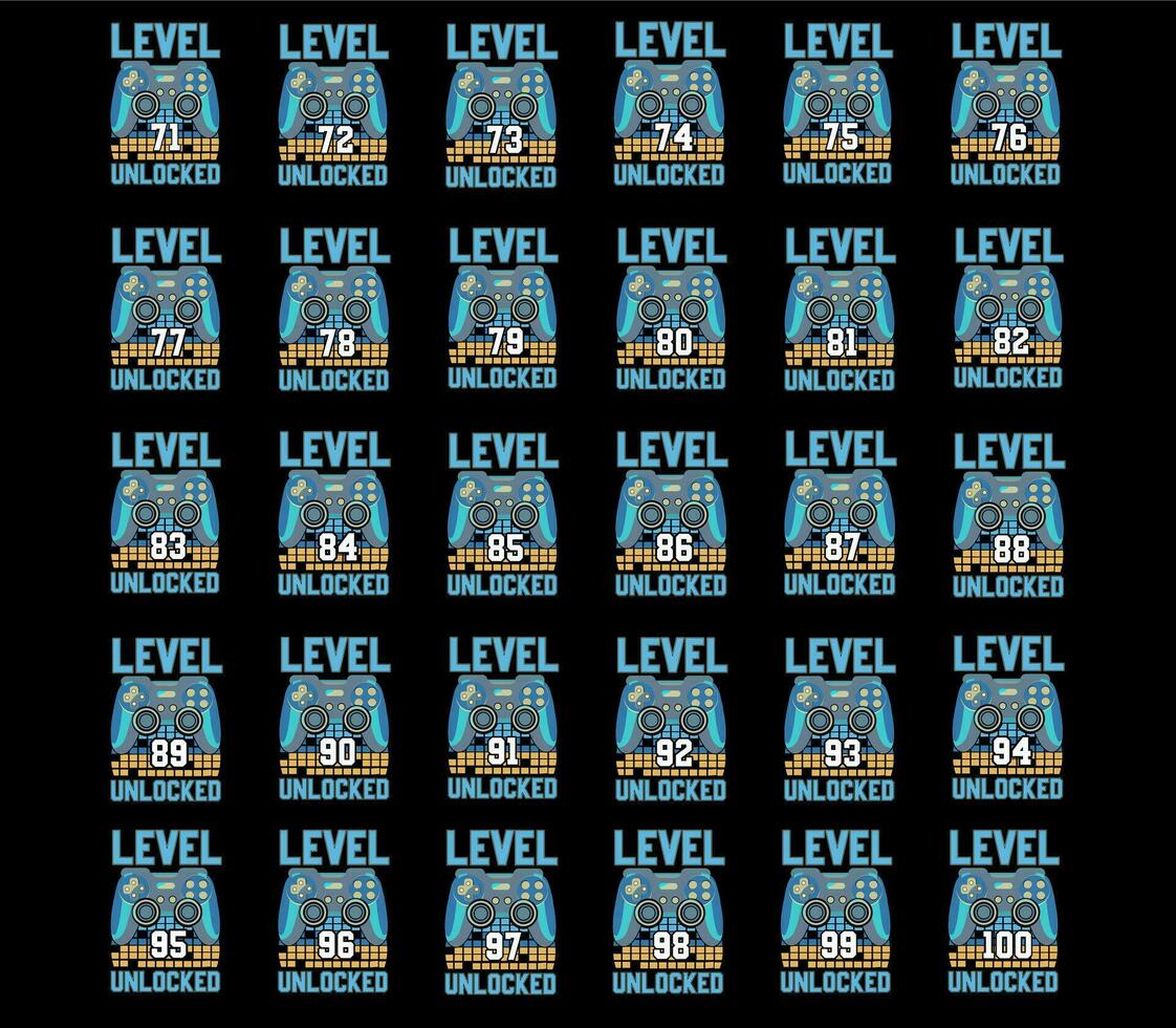 Gaming T shirt Bundle vector