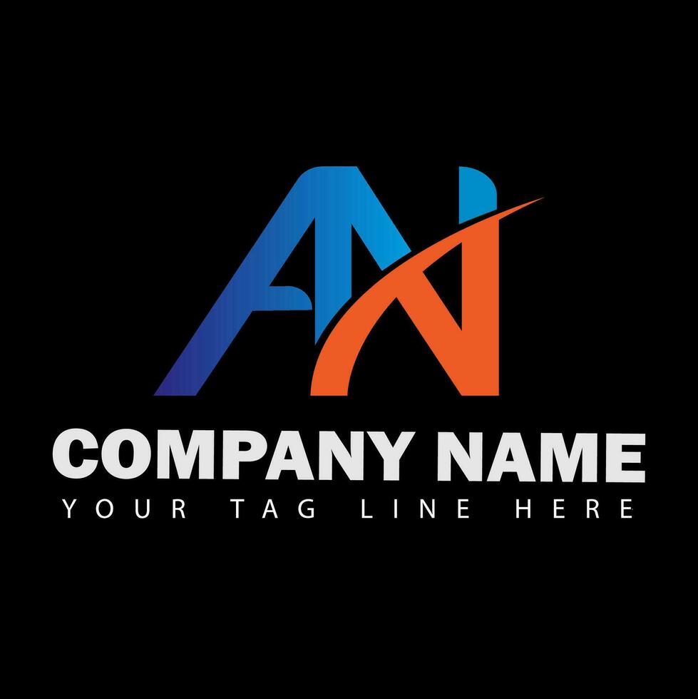 Lettermark logo design. vector