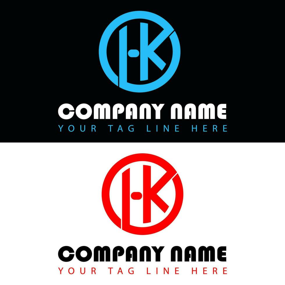 lettermark logo diseño. vector