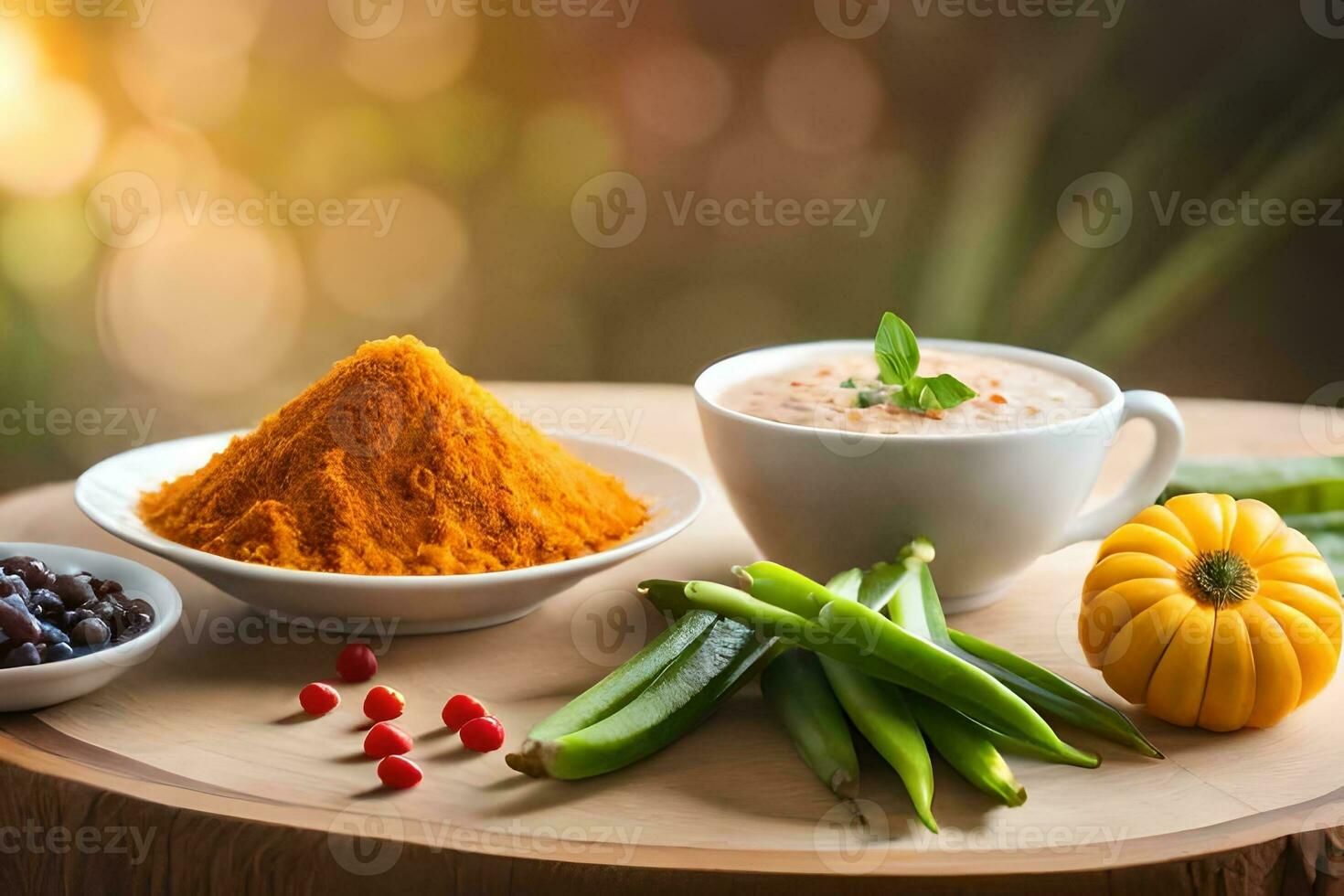 the ingredients for a healthy diet. AI-Generated photo