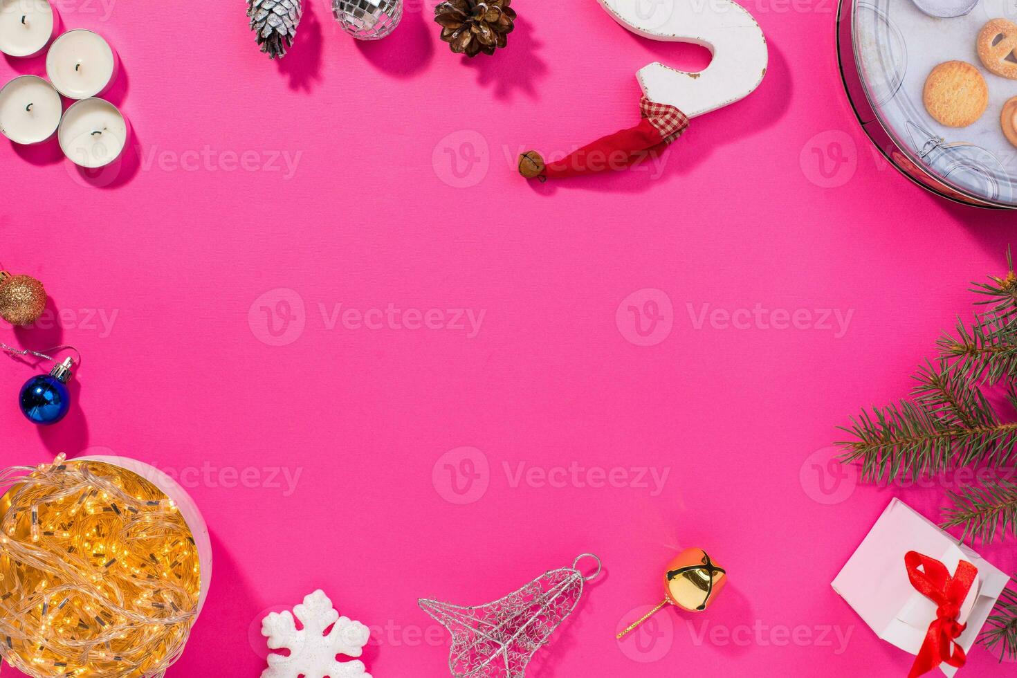 Christmas mock up template. photo
