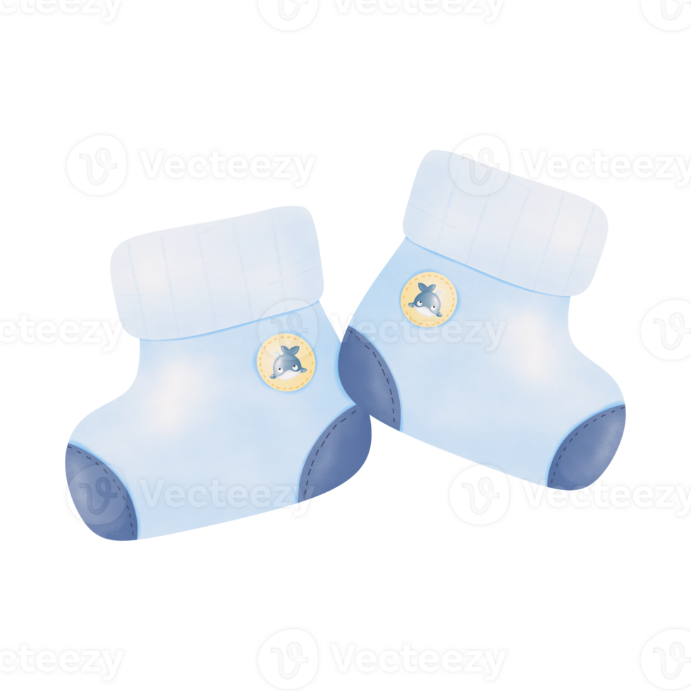 blue baby socks 34229889 PNG