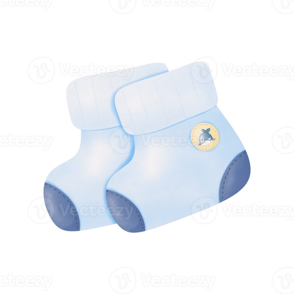 blue baby socks 34229895 PNG