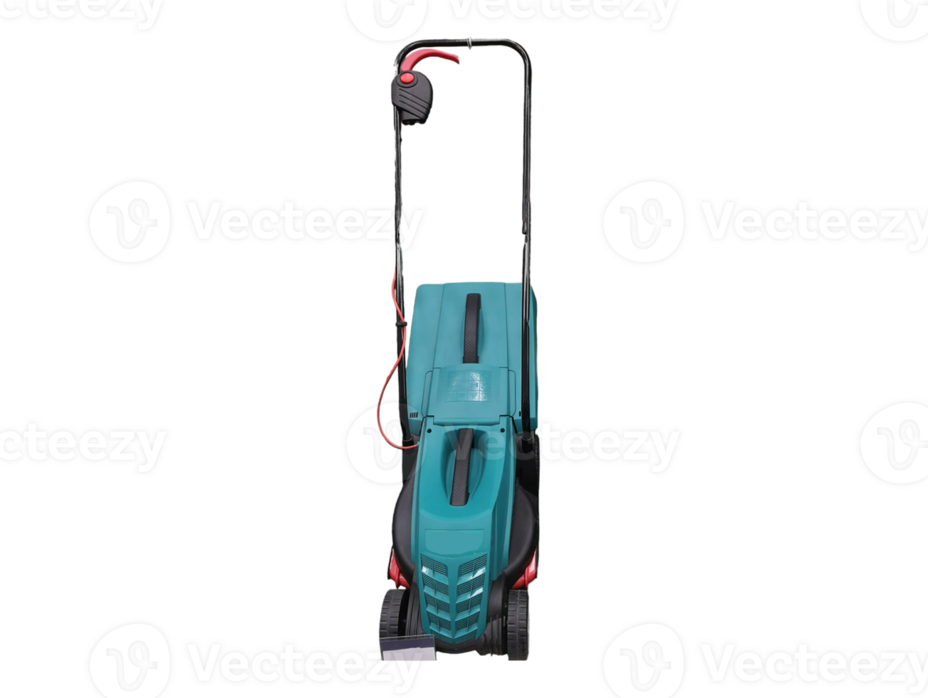 electric lawnmower for small plots- png