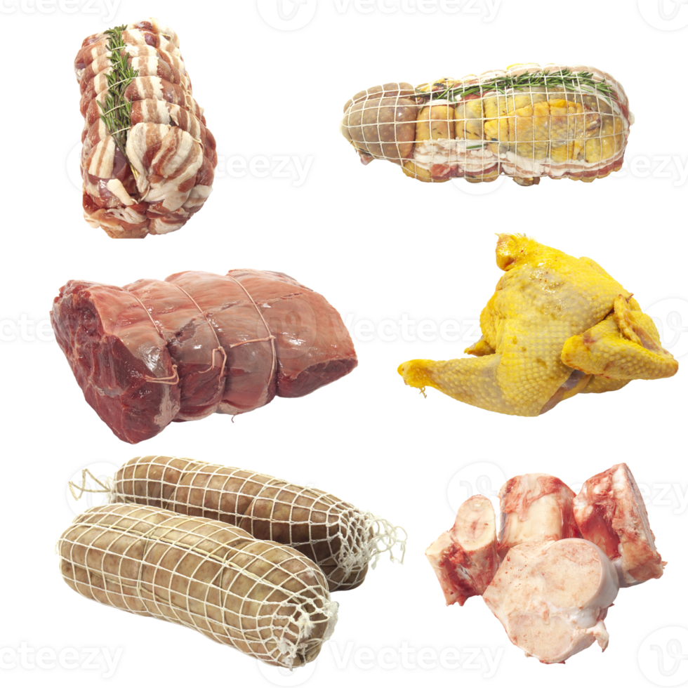 rolled priest's hair capon cotechino broth for Christmas- png