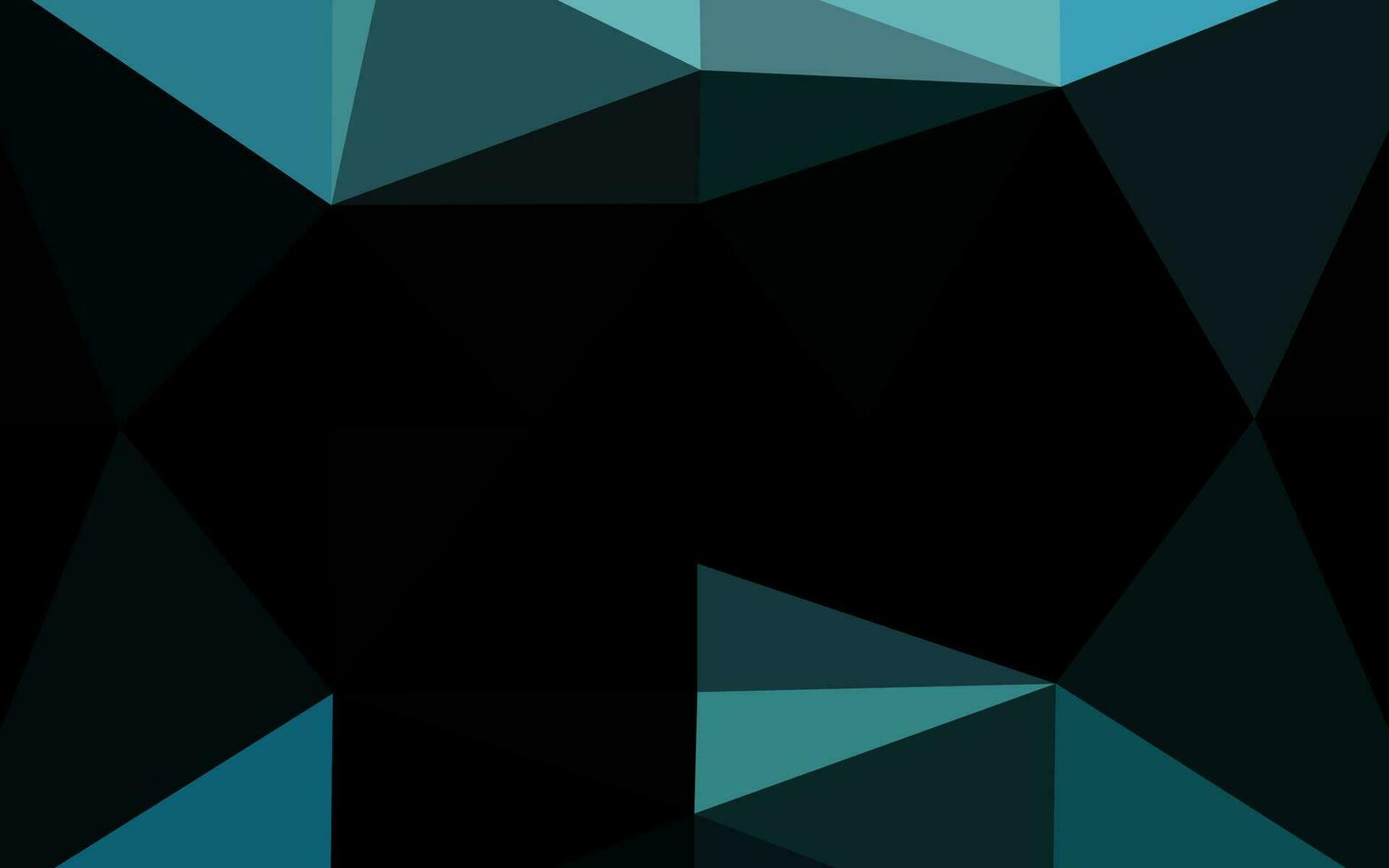 Light BLUE vector polygonal template.