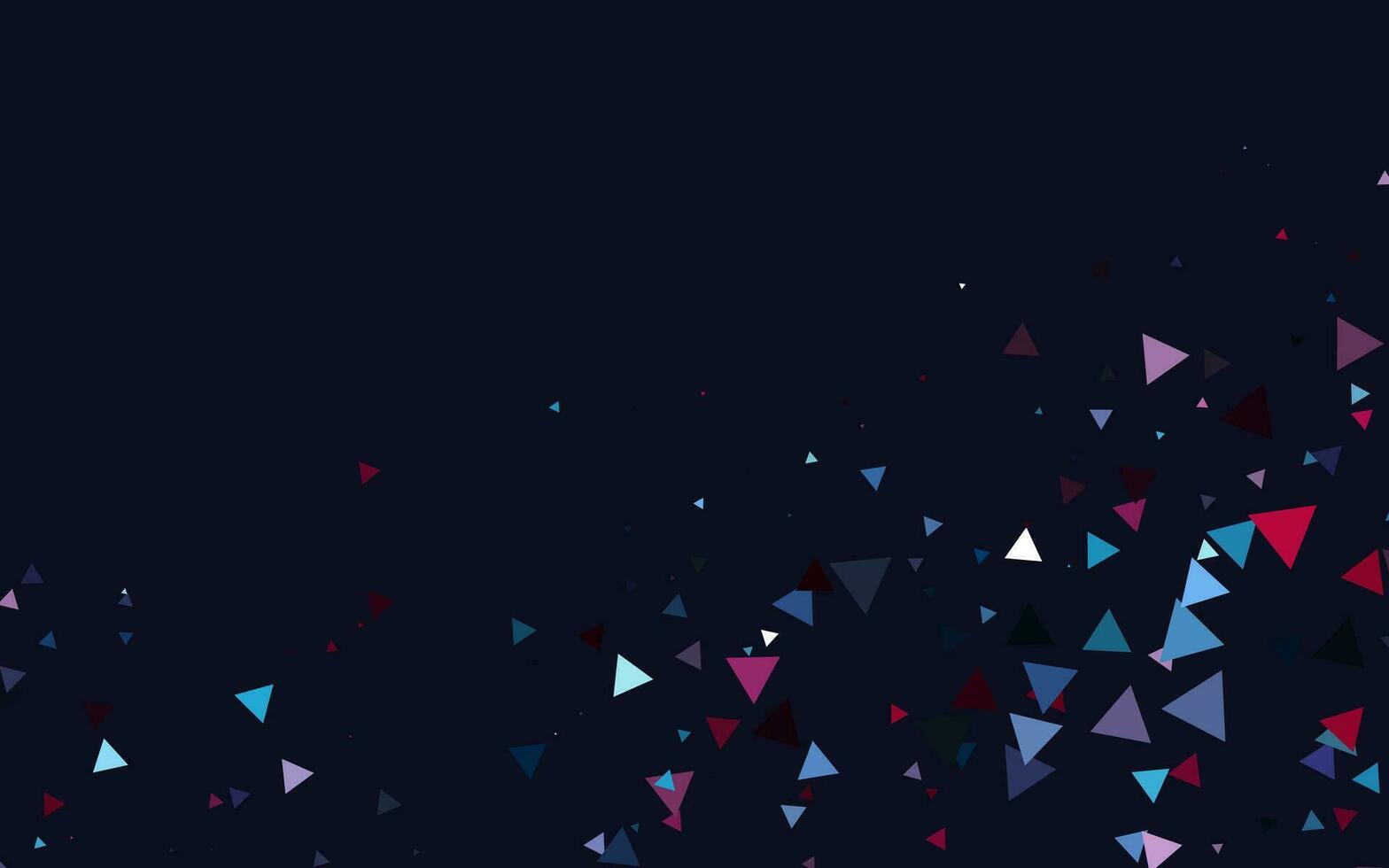 Light Blue, Red vector background with triangles.