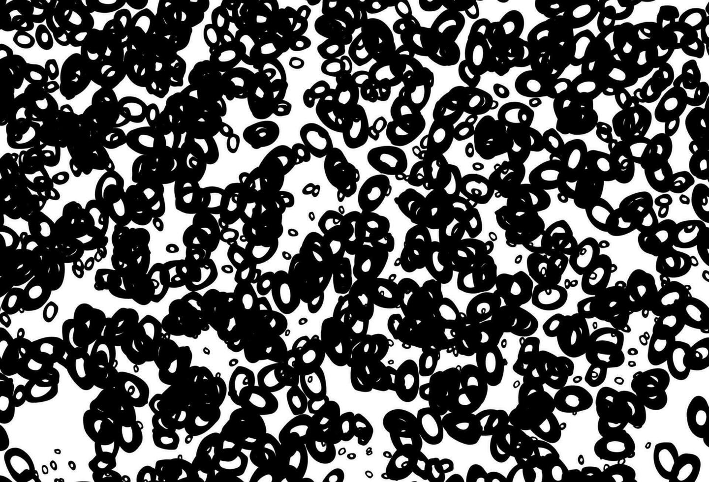 Black and white vector template with circles. 34230352 Vector Art at