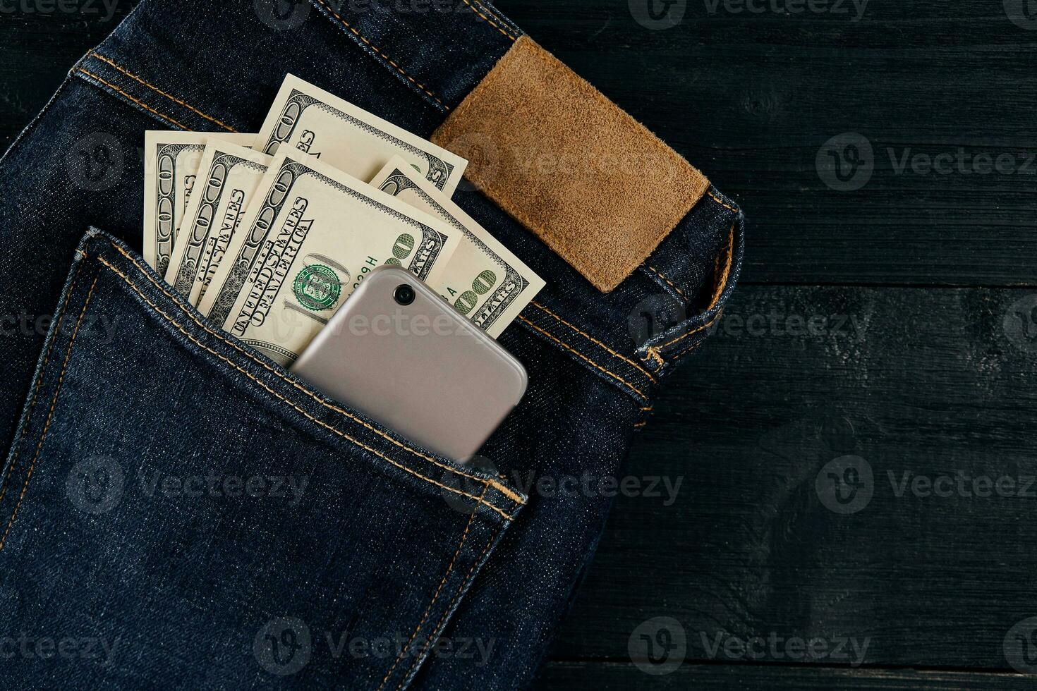 ash and smart in your jeans pocket. Still life. photo