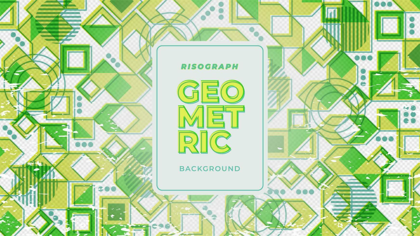 resumen geométrico antecedentes con risografía estilo vector