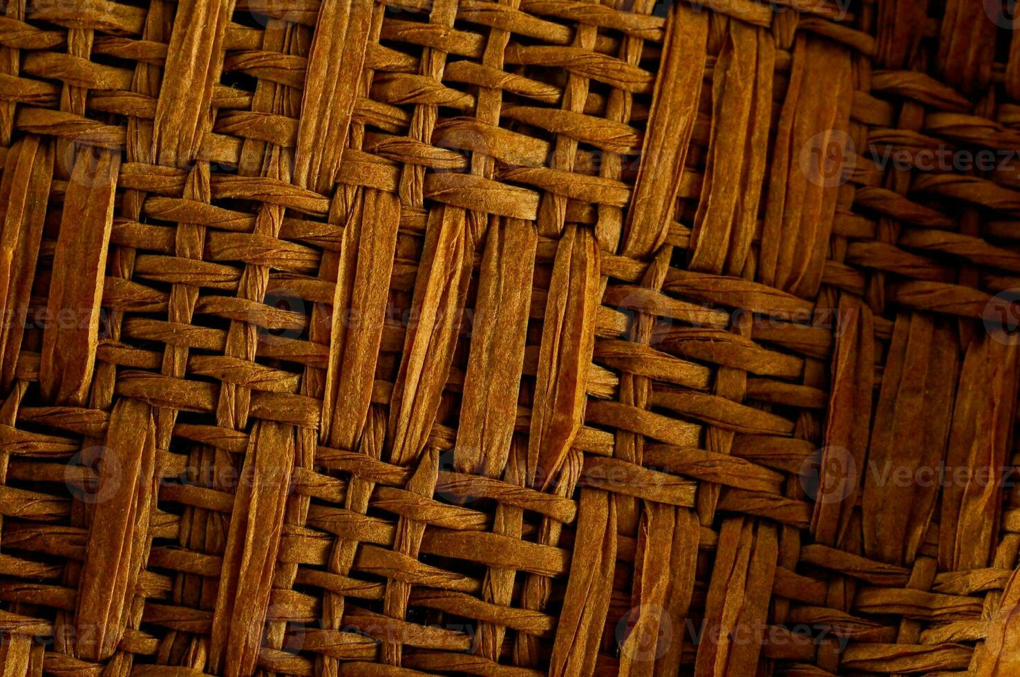 Woven brown basket photo