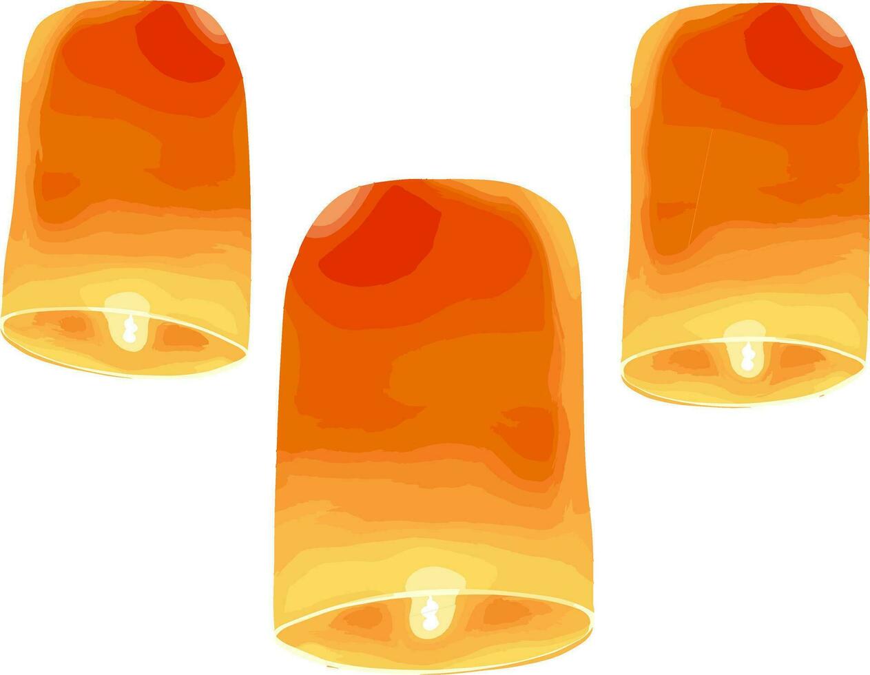 Yi peng Lantern festival thailand vector