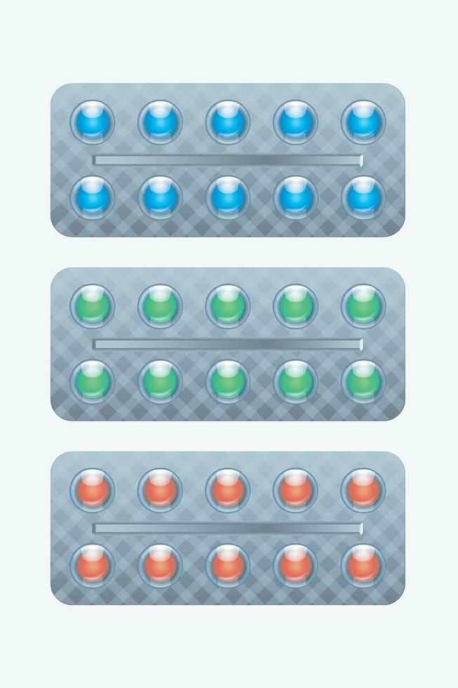 pills a lot vector