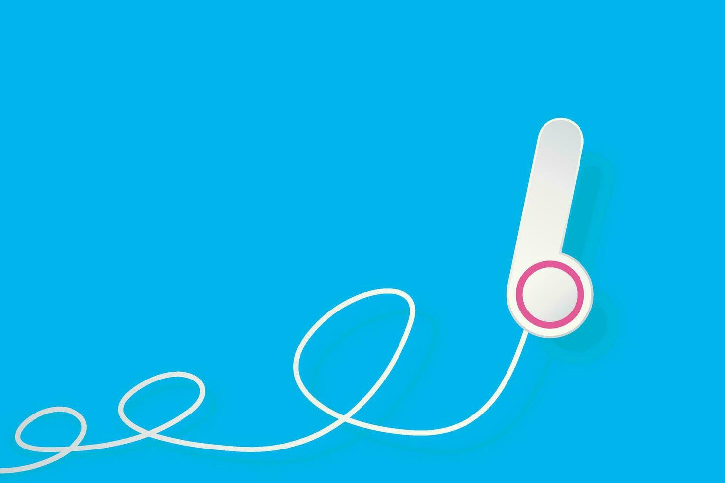 head phones side view vector
