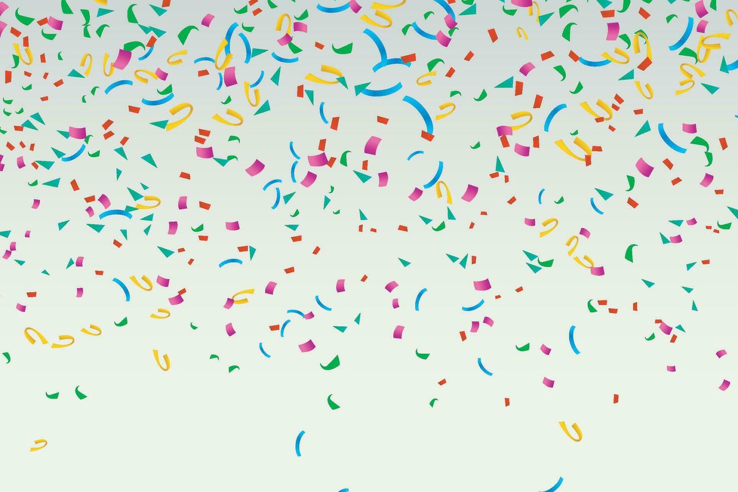 happy decor confetti vector