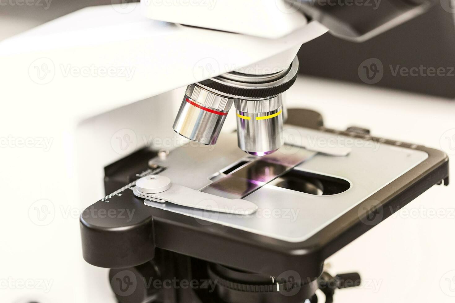 Medical equipment. microscope. photo