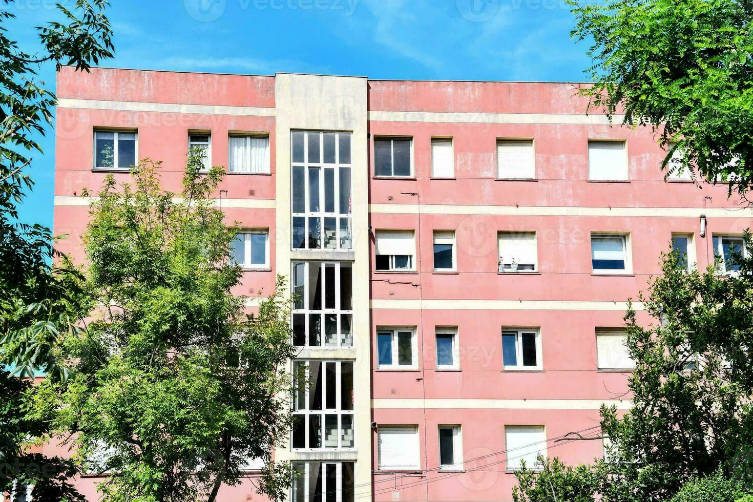 a pink building photo