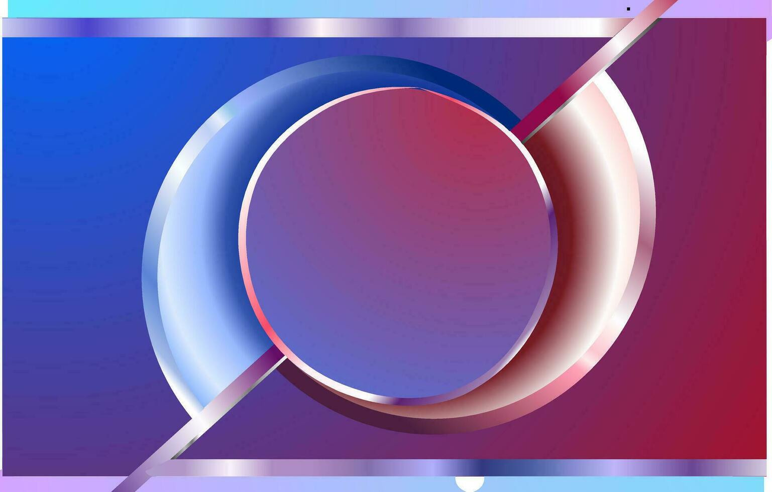 abstract red and blue circle geometric gradient background vector