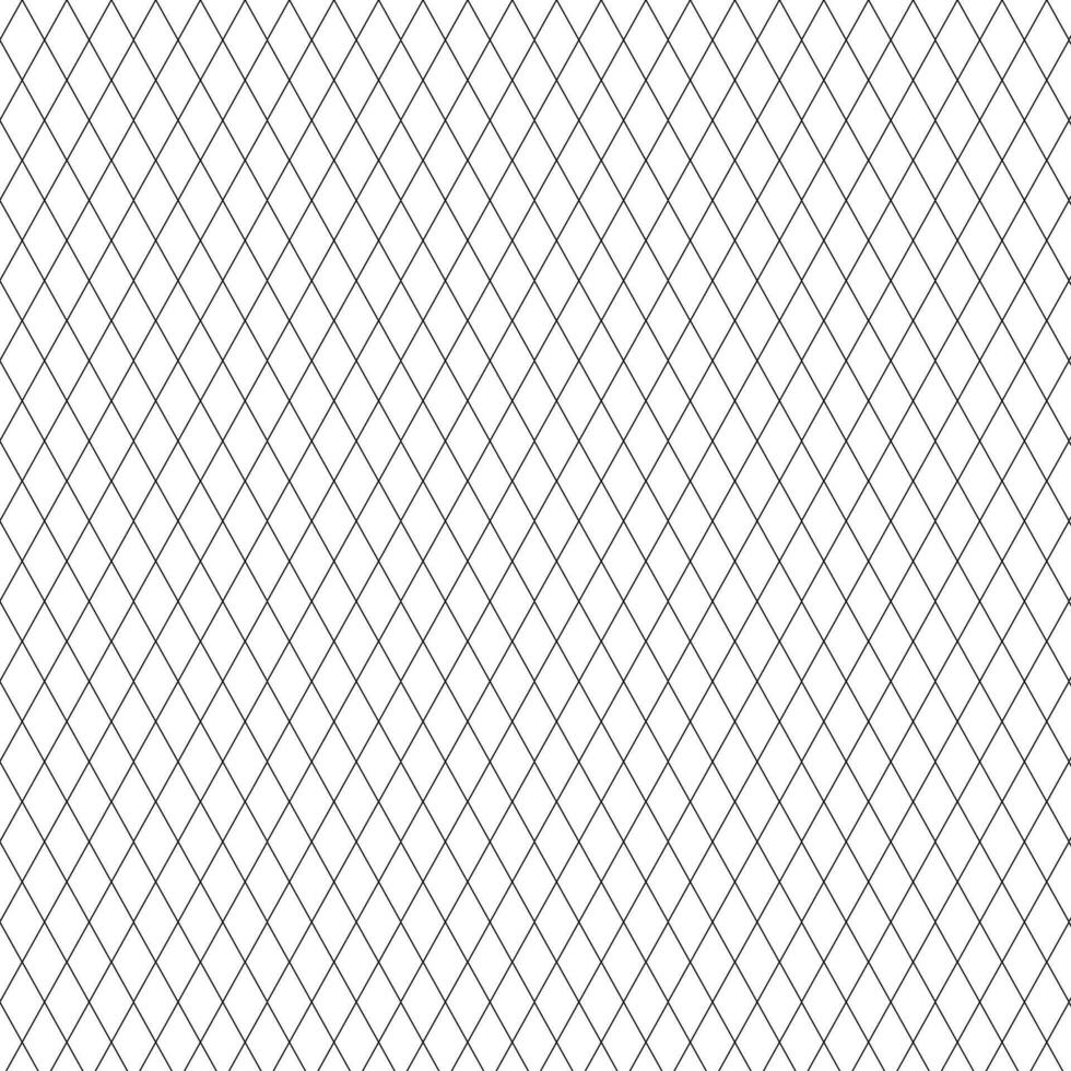 black monoline vector diamond grid lattice background pattern