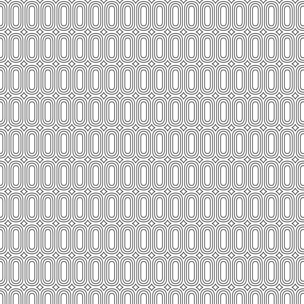 black line imod oval design vector seamless background pattern
