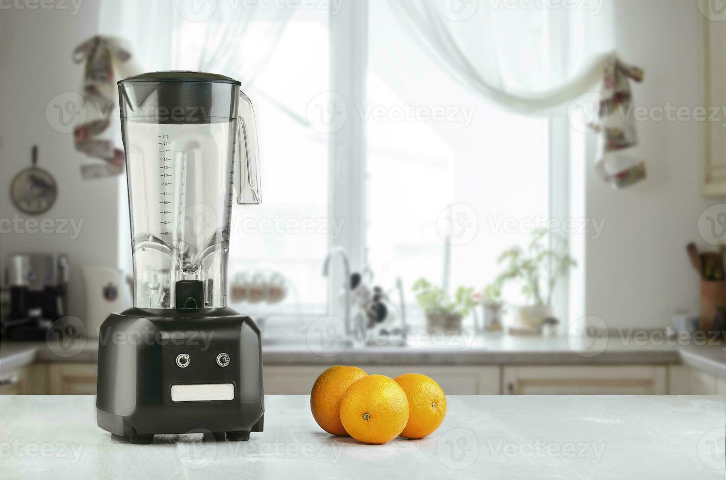 The electric blender for make fruit juice or smoothie photo