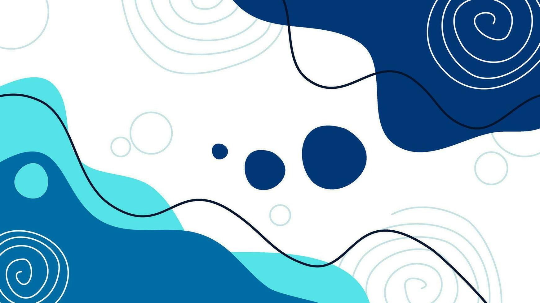 Ocean blue wavy background. Liquid Abstract wavy background. blue sky wavy background. abstract liquid wavy. dynamic waves wallpaper. fluid wallpaper. banner with liquid shape. vector