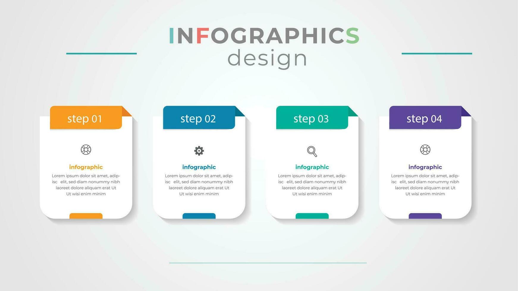 Info design wow vector