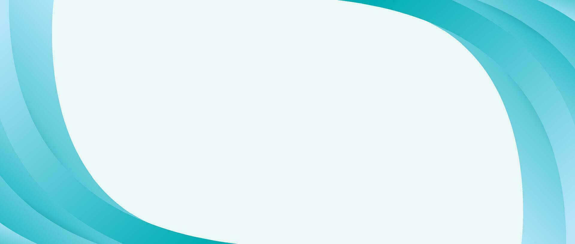 blue banner background with gradations and curved lines on both sides vector