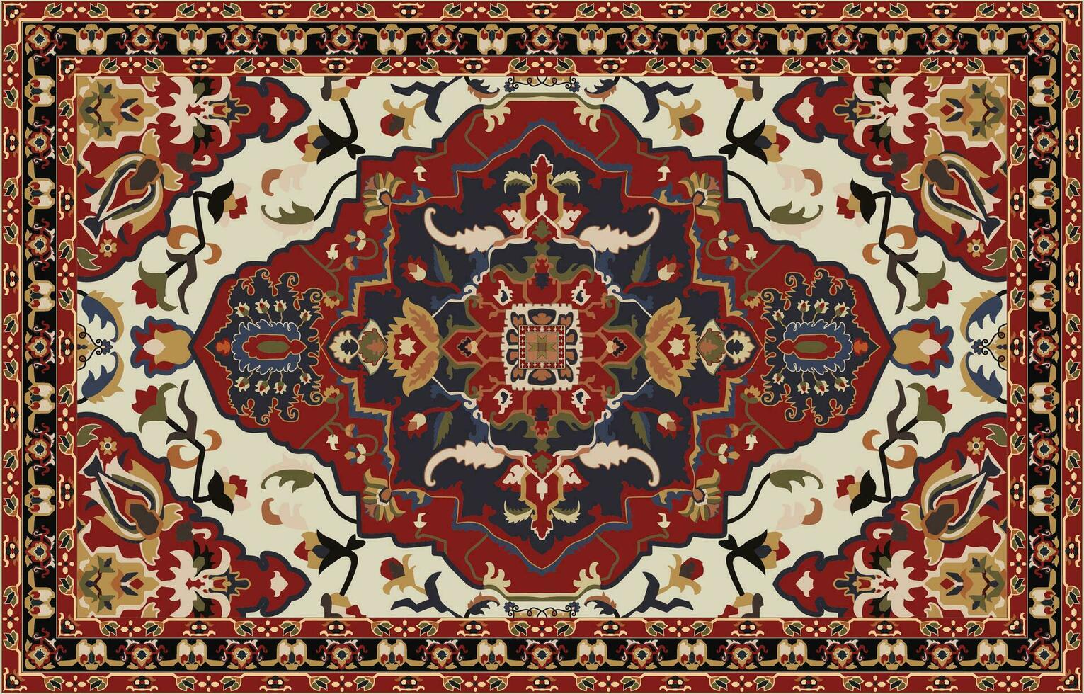 Persian carpet, tribal vector texture. Ethnic. Aztec geometric patterns. Wallpaper. Print.