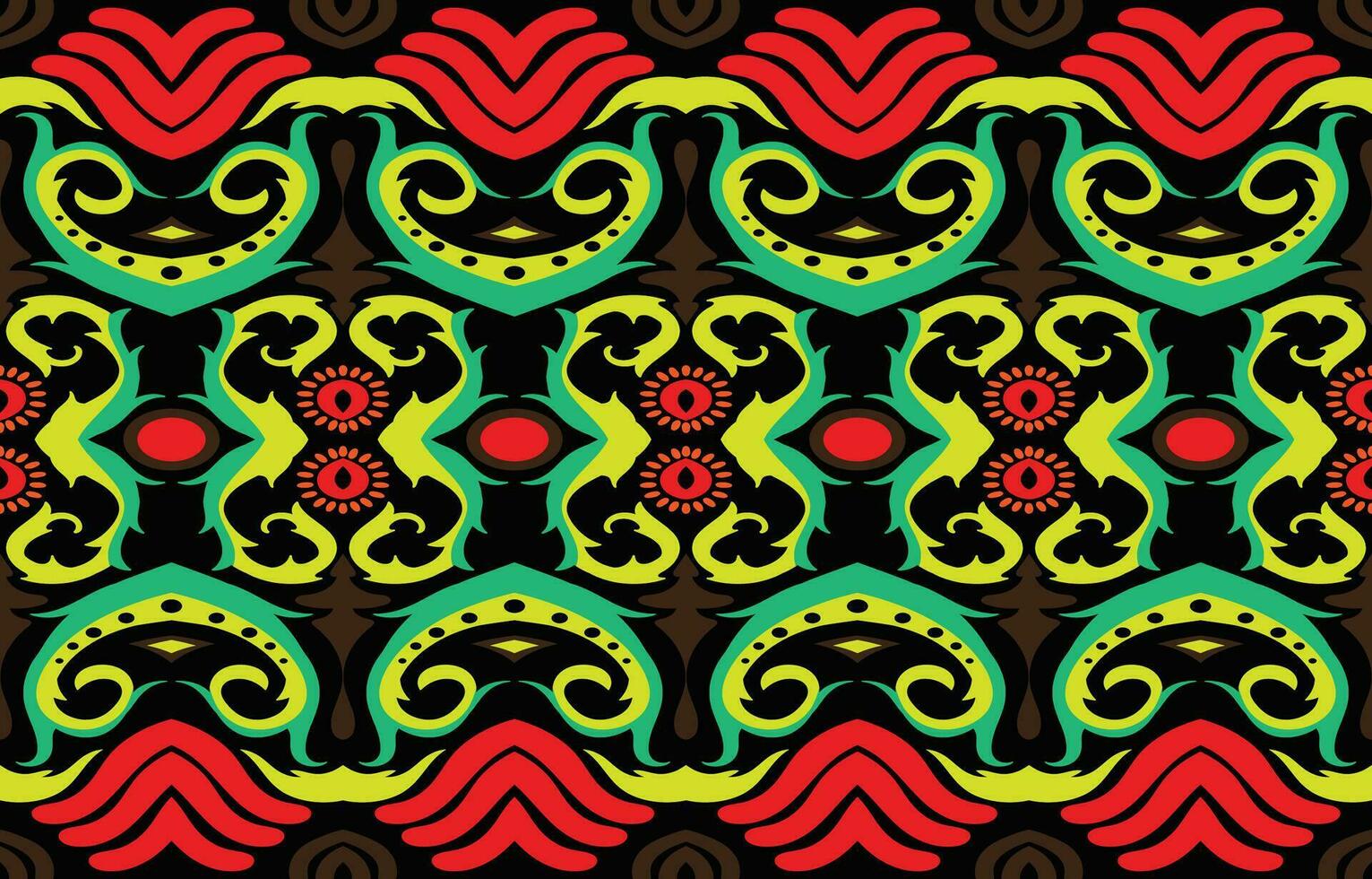 Ethnic pattern. Seamless Geometric Tribal Indigenous T-shirt Embroidery, Carpet, Wallpaper, Wrap, vector