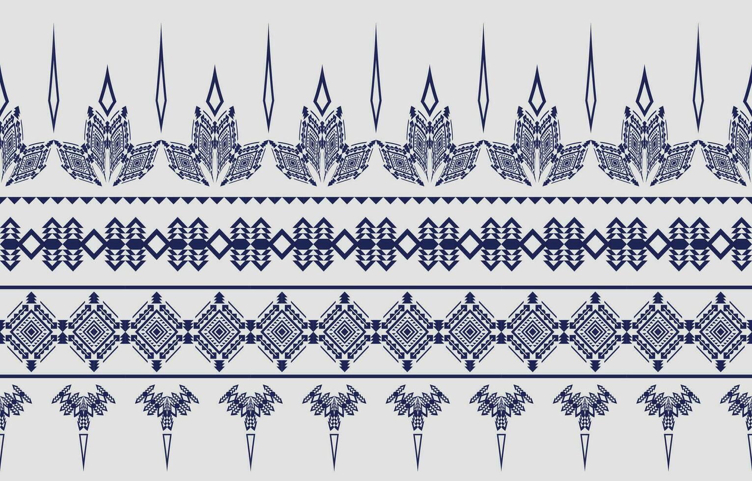 Geometric ethnic oriental pattern traditional Design for background,carpet,wallpaper,clothing,wrapping,Batik,fabric,Vector illustration embroidery style. vector