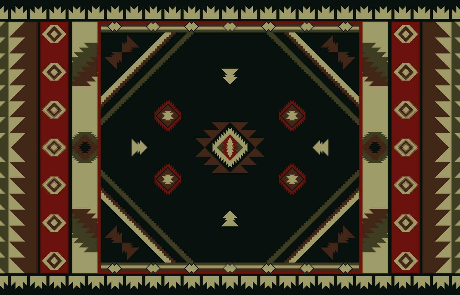 tradicional alfombra, indígena gente, símbolo de forma de s, creencia de dragones lujoso alfombras. persa alfombra patrones motivos colores y diseño vector