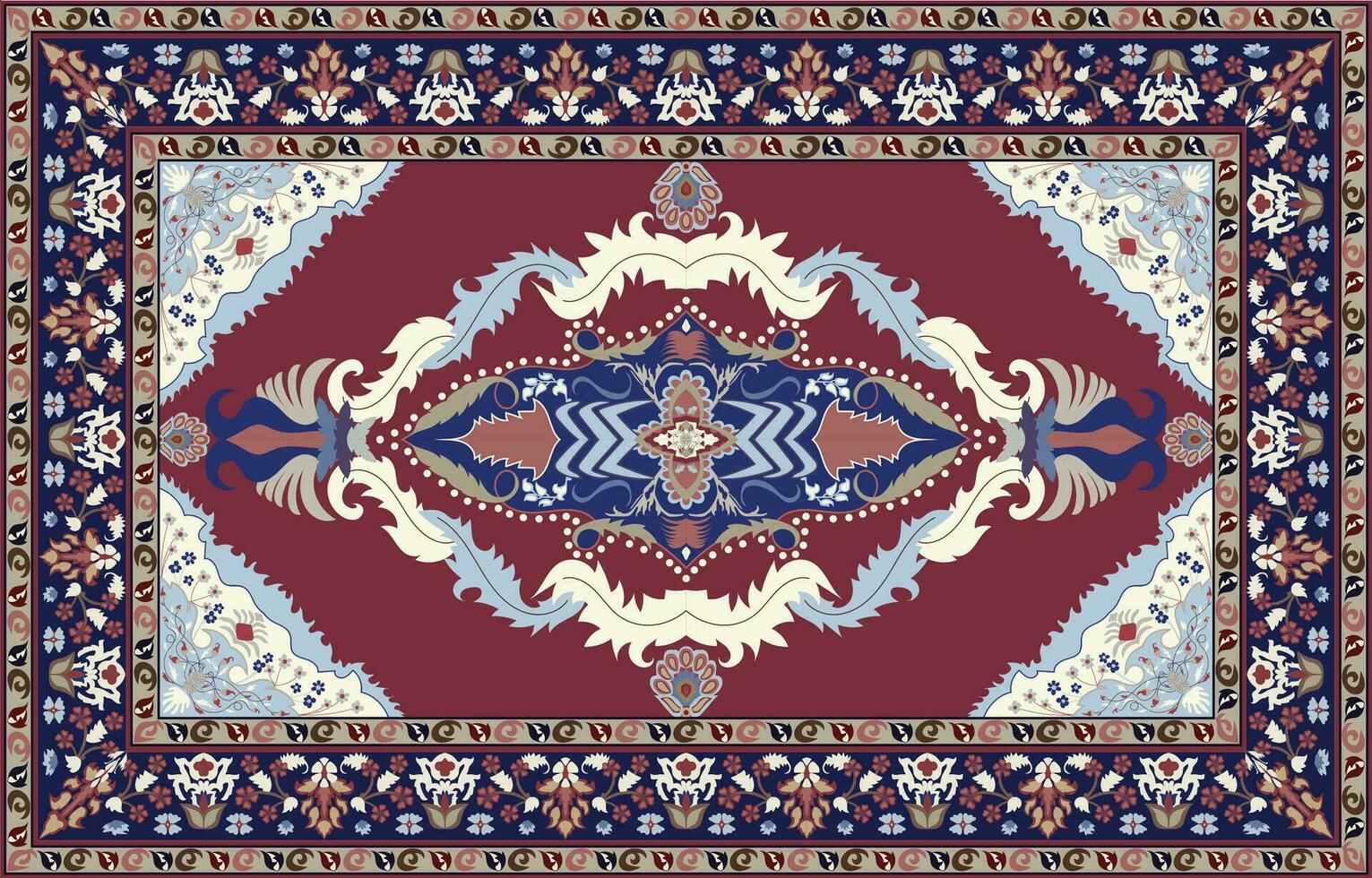 Persian carpet, tribal vector texture. Ethnic. Aztec geometric patterns. Wallpaper. Print.
