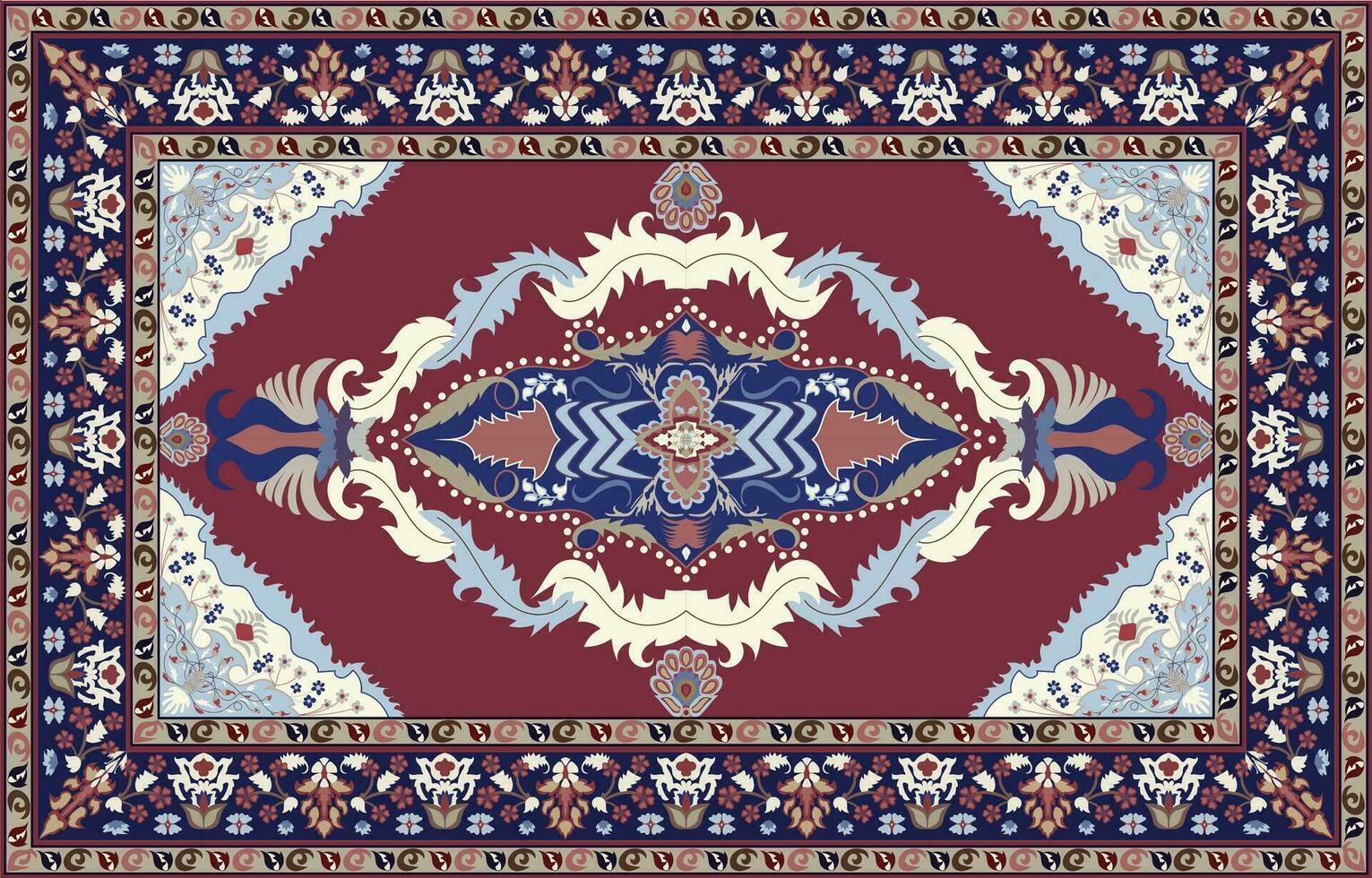 Persian carpet, tribal vector texture. Ethnic. Aztec geometric patterns. Wallpaper. Print.