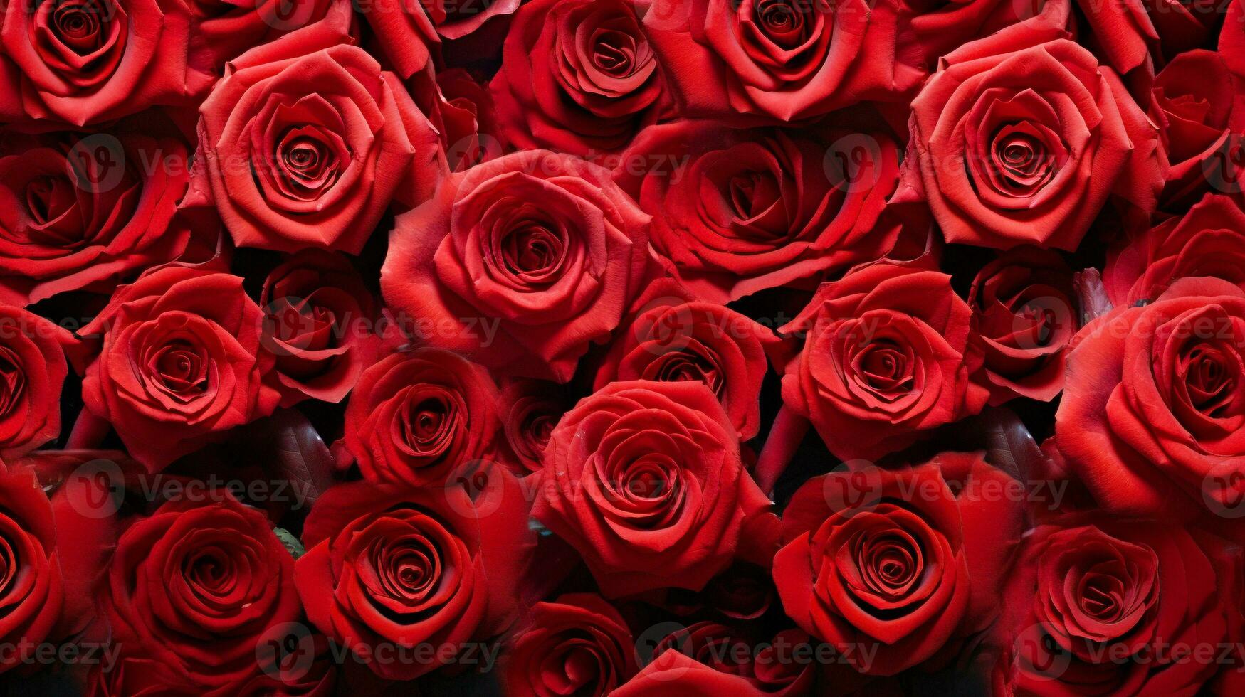 rojo rosas antecedentes para decoración. generativo ai foto