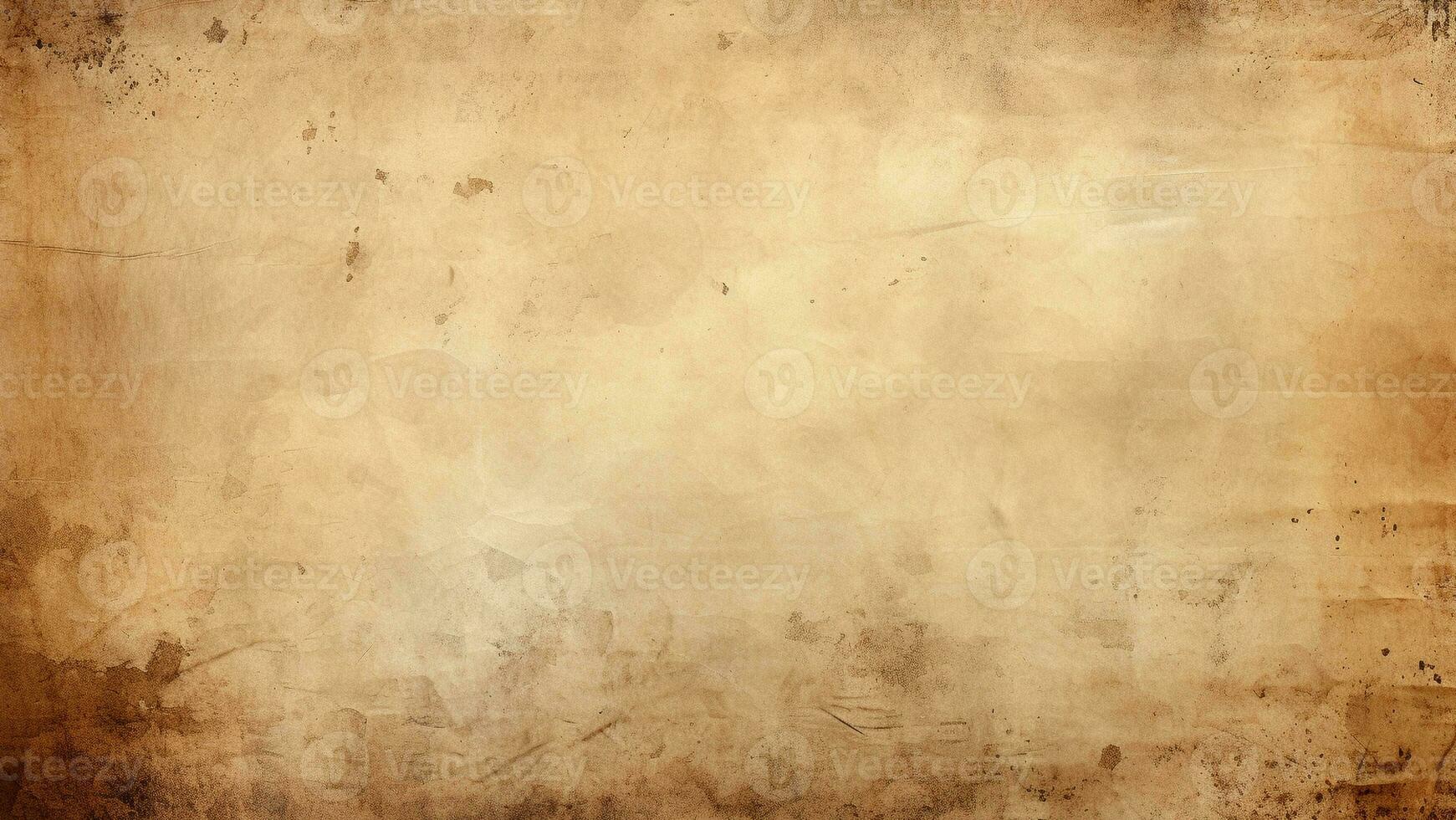 blank old paper background for decorative vintage graphic design element. generative AI photo