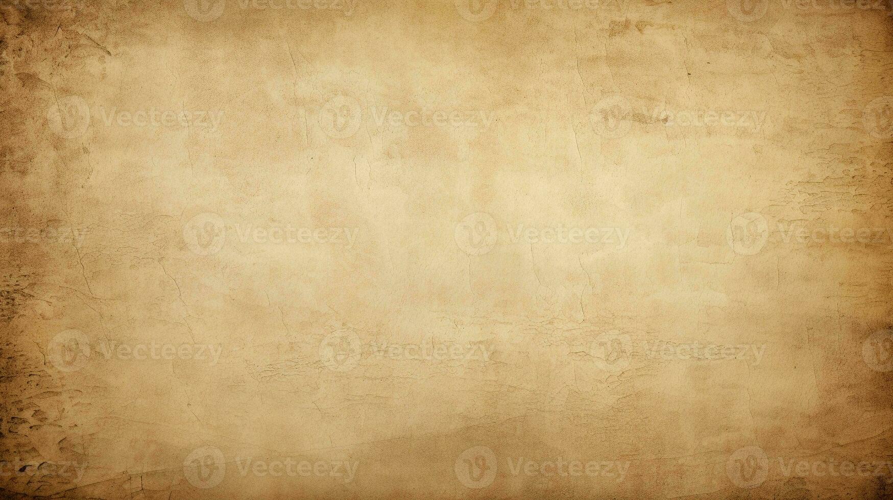 blank old paper background for decorative vintage graphic design element. generative AI photo