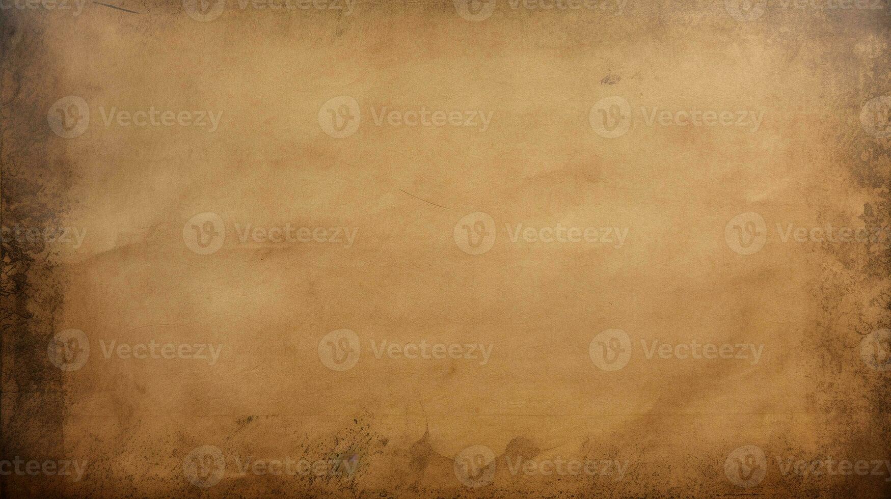 blank old paper background for decorative vintage graphic design element. generative AI photo