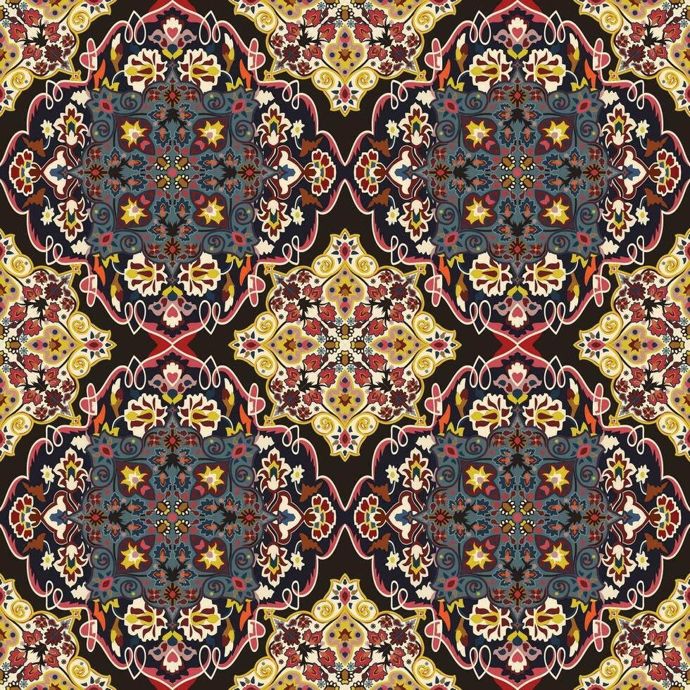 navajo pattern.Persian rug.Aztec tribal.seamless geometric pattern. Indigenous ethnic carpet. Ethnicity. Red carpet, the story of the fire war. vector