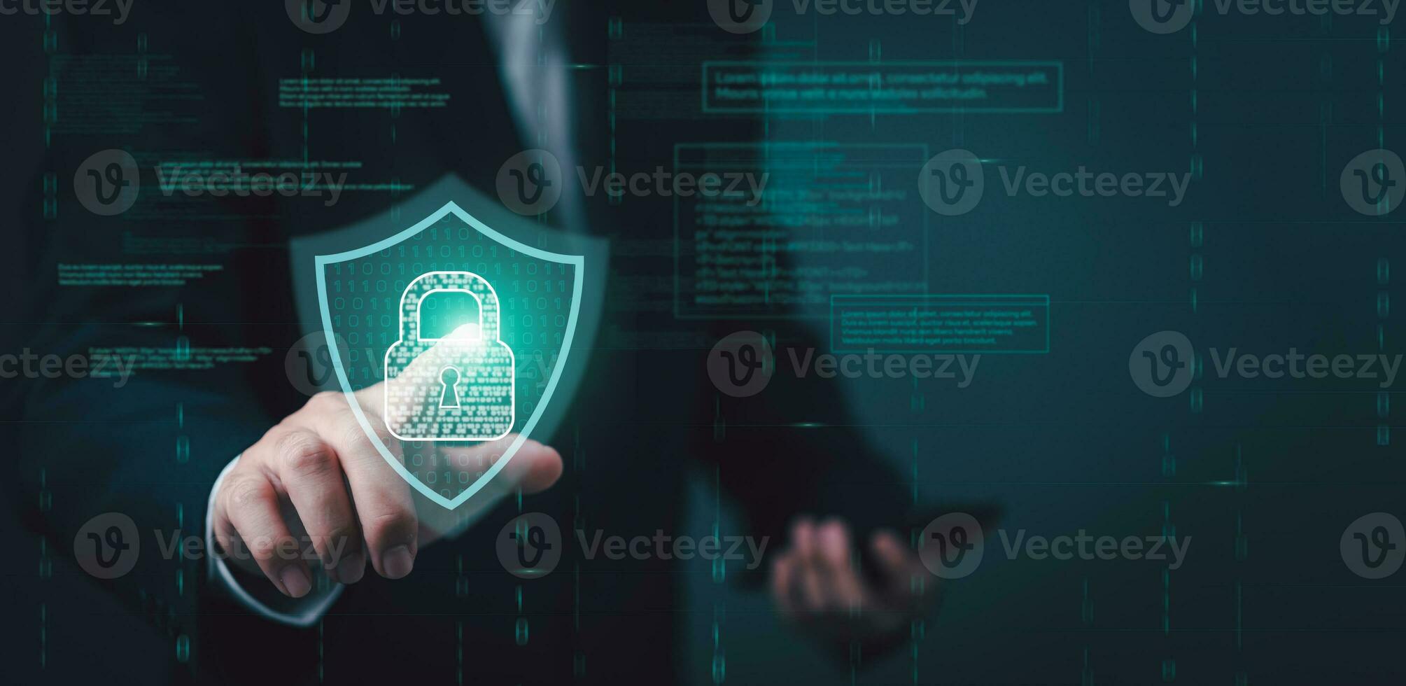 digital cyber security Protect data hacker information privacy technology online photo