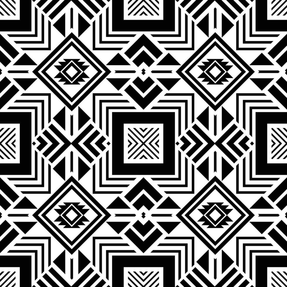 Ethnic geometry, seamless patterns. Aztec Seamless Pattern Design Curtains Backgrounds Carpet Wallpaper Clothing Wraps Batik Fabrics vector