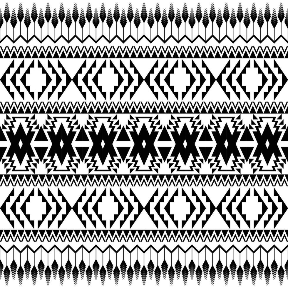 Ethnic geometry, seamless patterns. Aztec Seamless Pattern Design Curtains Backgrounds Carpet Wallpaper Clothing Wraps Batik Fabrics vector