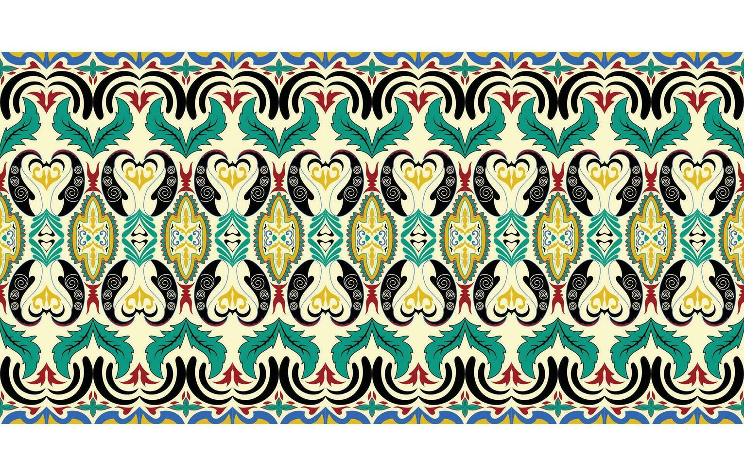 Ethnic pattern. Seamless Geometric Tribal Indigenous T-shirt Embroidery, Carpet, Wallpaper, Wrap, vector
