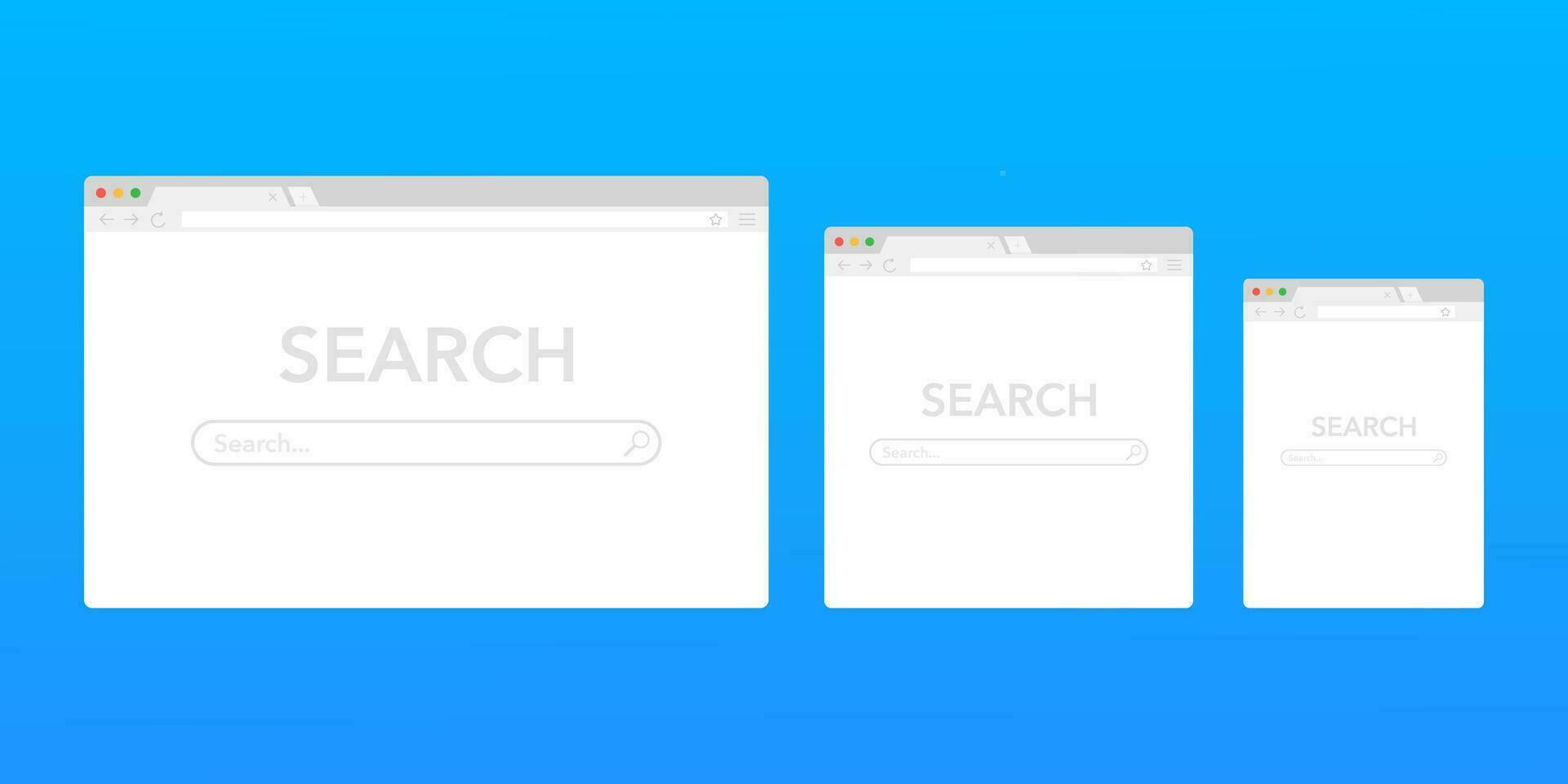 navegador ventana vector ilustración. navegador o web navegador en plano estilo. ventana concepto Internet navegador
